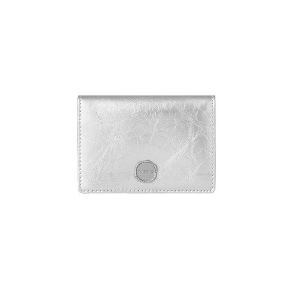 Bella Pocket Card Wallet 벨라 포켓 카드지갑 _SILVER실버 [소가죽]