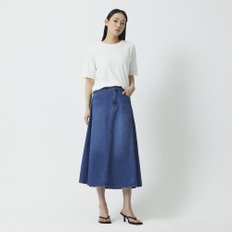 여 데님 스커트(BLUE / NAVY)