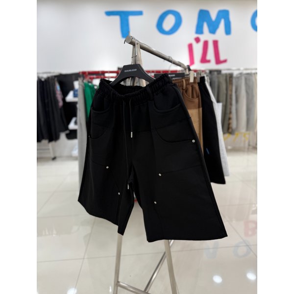 [여주점] 트윌하프버뮤다반바지,블랙JHZK81302