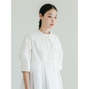 Balloon Sleeve Pleat Blouse