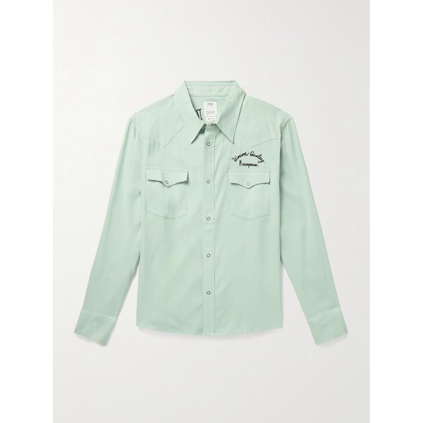 포 코너스 로고 자수 캔버스 웨스턴 셔츠 46376663162858721