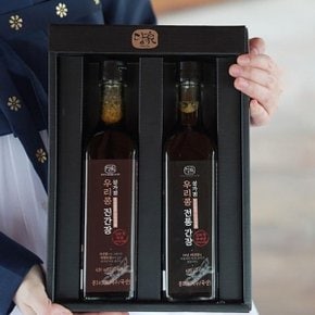 순창 메주 국산 콩 간장 선물세트 420ml 2종3호 한식간장 양조간장 진간장 시골간장 부모님 추석선물