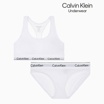 Calvin Klein Underwear 여성 모던 코튼 AF SET (QF3785AD-F3787-100)