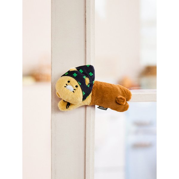 클로버 두건 문고리 커버 인형_춘식이