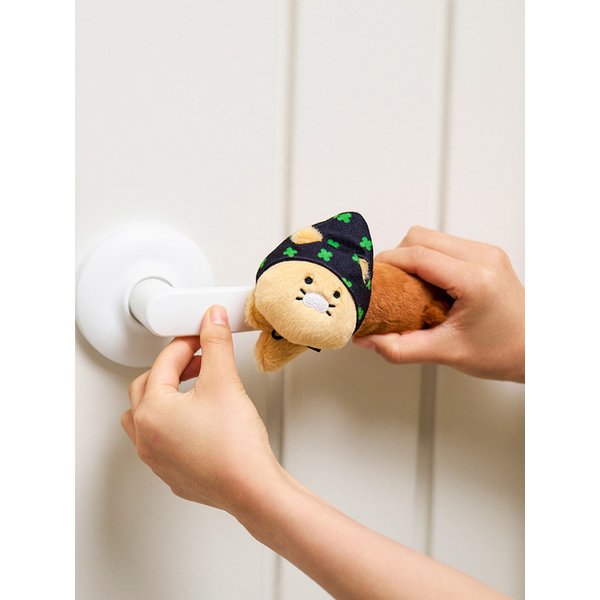 클로버 두건 문고리 커버 인형_춘식이