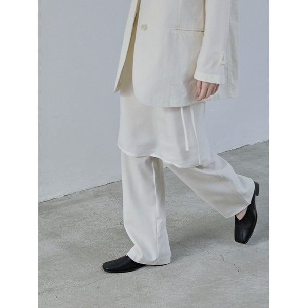 SODE V-cut Heeled Loafers (2color)