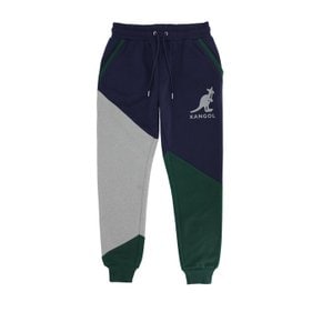 Rbw 컬러블록 조거 팬츠 Navy Forest Green