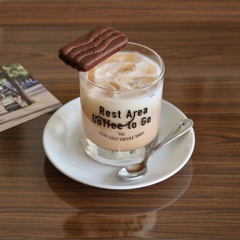 스테이로스트 유리컵 Rest Area Glass Cup 300mL (Short ver.)