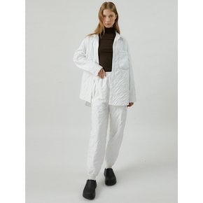 Breeze PT light quilting jogger pants [white]