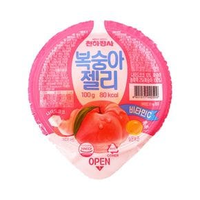 진주햄 진주 천하장사 복숭아 비타민 젤리 100g 1개[33810331]