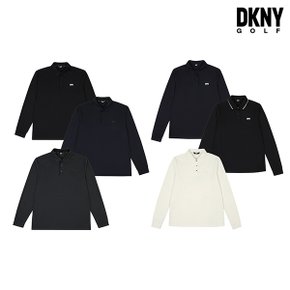 [DKNY GOLF] 24SS 긴팔 카라 티셔츠 남녀 3종세트 택1