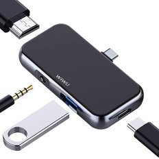 커넥팅 USB-C 멀티허브 4in1 충전포트 ETC012