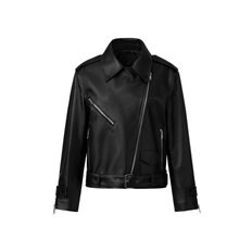 Unisex Italian nappa Lambskin Rider JK_Black