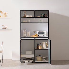 C31284 도어 LED 로봇청소기 수납장 1000 9colors