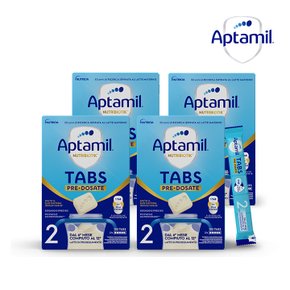 [독일내수용][공식파트너] 압타밀 이지탭스 2단계 EASY TABS 간편분유 (21스틱) x 4박스