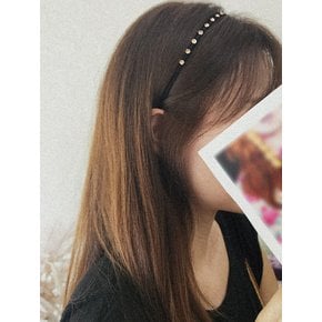 LOVE LOVE Hair band  스톤 큐빅 무통 헤어밴드