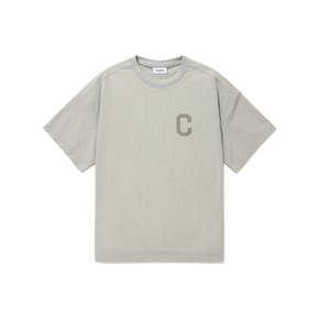 C 로고 나일론 티셔츠 라이트 카키 CO2402ST46LK