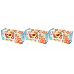 [해외직구]립톤 허벌 아이스티 티백 딸기 수박 3.6g 16입 3팩/ Lipton Iced Tea Bags Herbal Strawberry Watermelon