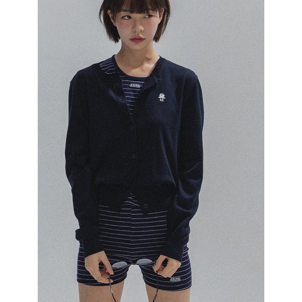 Nostalgic Stripe Round Top_NAVY