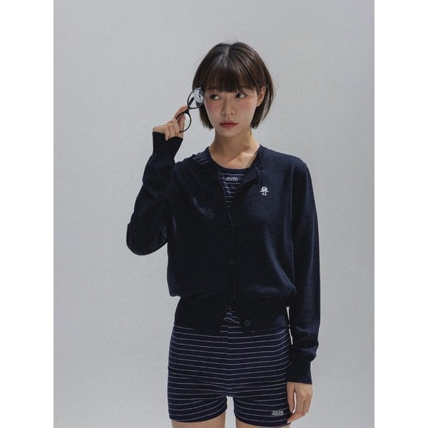 Nostalgic Stripe Round Top_NAVY