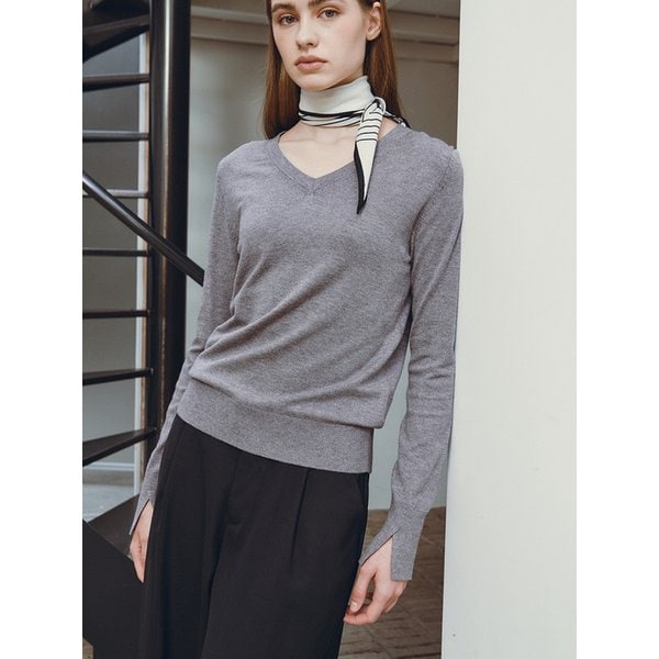 IB 베이직 V넥 긴팔 풀오버 (VJUCX9901)