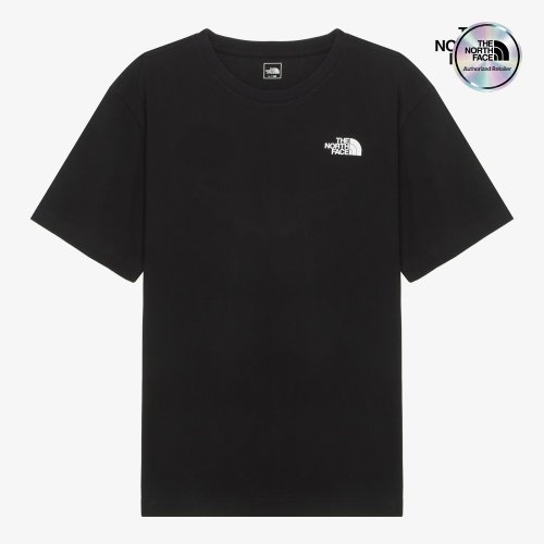 노스페이스 [노스페이스 공식] NT7UR08A 남성 코튼 베이직 반팔 티셔츠_BLACK
