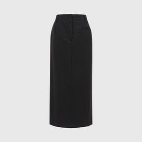 솔라 울 펜슬 스커트_블랙 / SOLA WOOL PENCIL SKIRT_BLACK