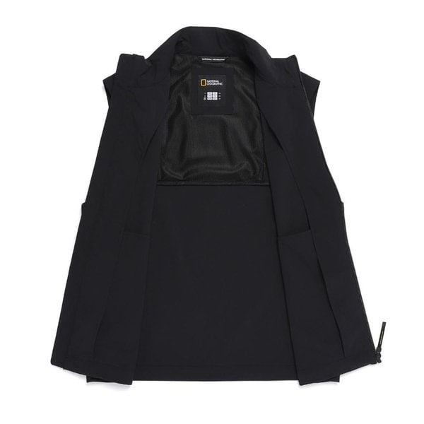 [여주점] N252UVT140 아델리 경량 우븐스트레치 풀집업 베스트 CARBON BLACK