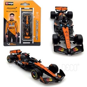 1:64 F1 맥라렌 MCL39 란도노리스 NO.4 미니카 다이캐스트