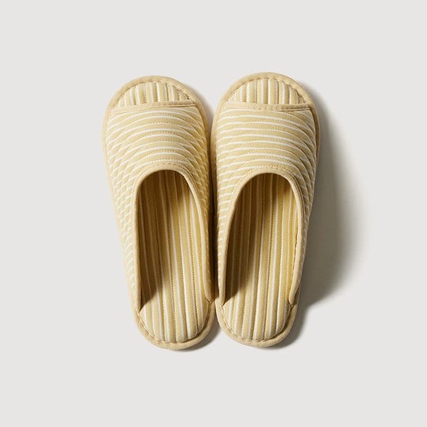 퀼팅 심플 라인 워셔블 거실화_230-245_옐로우 J616901001421