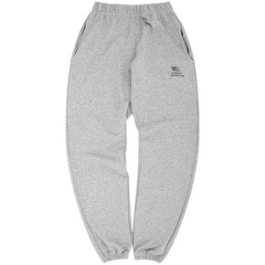 FLAG SWEATPANTS (MELANGE GREY)