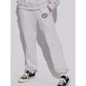 CIRCLE SWEATPANTS (MELANGE WHITE)