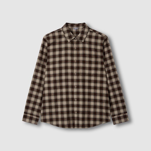 남 라이트 플란넬 체크 셔츠 J115403003073