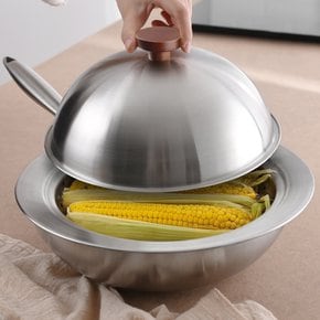 까사니 스테인레스 돔 스티머 만두찜기 찜솥 냄비 24-28cm