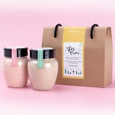 함초소금+ 핑크소금 양념캡 선물세트