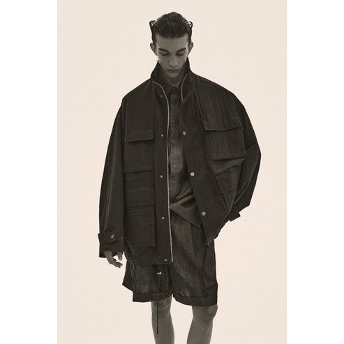 시리즈 [series;] series x youth Oversized Field Jacket SAUAM24892BKX