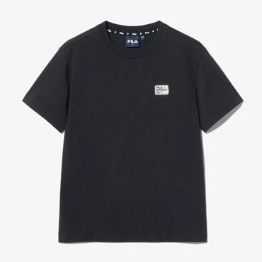 휠라키즈 [신상품] SS25 베이직 로고 티셔츠 [FK2RSH2203X_BLK]