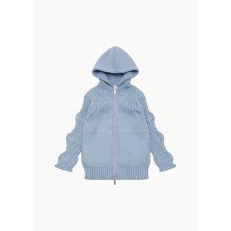 샵아모멘토 CFCL 24FW fluted hoodie jacket, robin egg blue