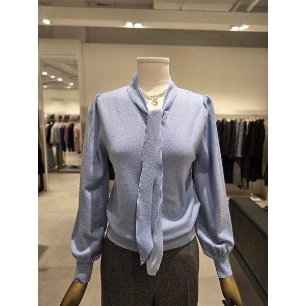 [파주점] 머플러 넥 퍼프 슬리브 니트 JR2A1PO359