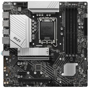 MSI 프로 B760M-A DDR4 II 인텔 CPU (LGA1700) M.2x2 (인텔 B760) MB6318 마더보드 1413세대