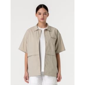 STRETCH NYLON SHIRTS-LIGHT BEIGE