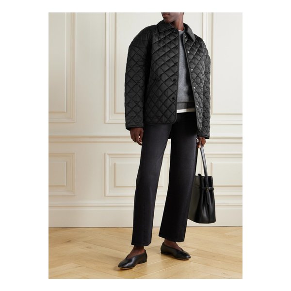 퀼팅  셸 재킷 블랙 46376663162930871