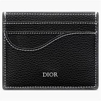 DIOR 내일도착 디올 카프 스킨 SADDLE 카드지갑 2ADCH164YKK H00N 2ADCH164YKKH00N