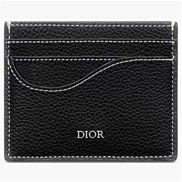 DIOR [명품] 디올 카프 스킨 SADDLE 카드지갑 2ADCH164YKK H00N