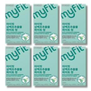 건강나라 동국제약 마이핏 삼백초추출물 파이토 60정 6박스