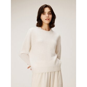 머레이 알란 100% 캐시미어[Murray Allan]7GG Back line Pullover_Ivory M43WPU033IV