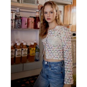 Bustier Layered Dot Knit