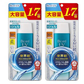 UV 155ml SPF50+  PA++++ [2개 세트] 비올레 아쿠아리치 워터리 젤 (대용량 통상품의 1.7배)