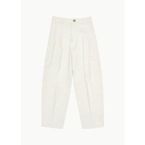 크리스타세야 25SS Double Pleated Wide Pants, Chalk