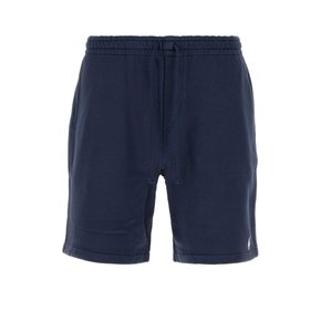 네이비 블루 코튼 블렌드 버뮤다 쇼츠 710A12486 005